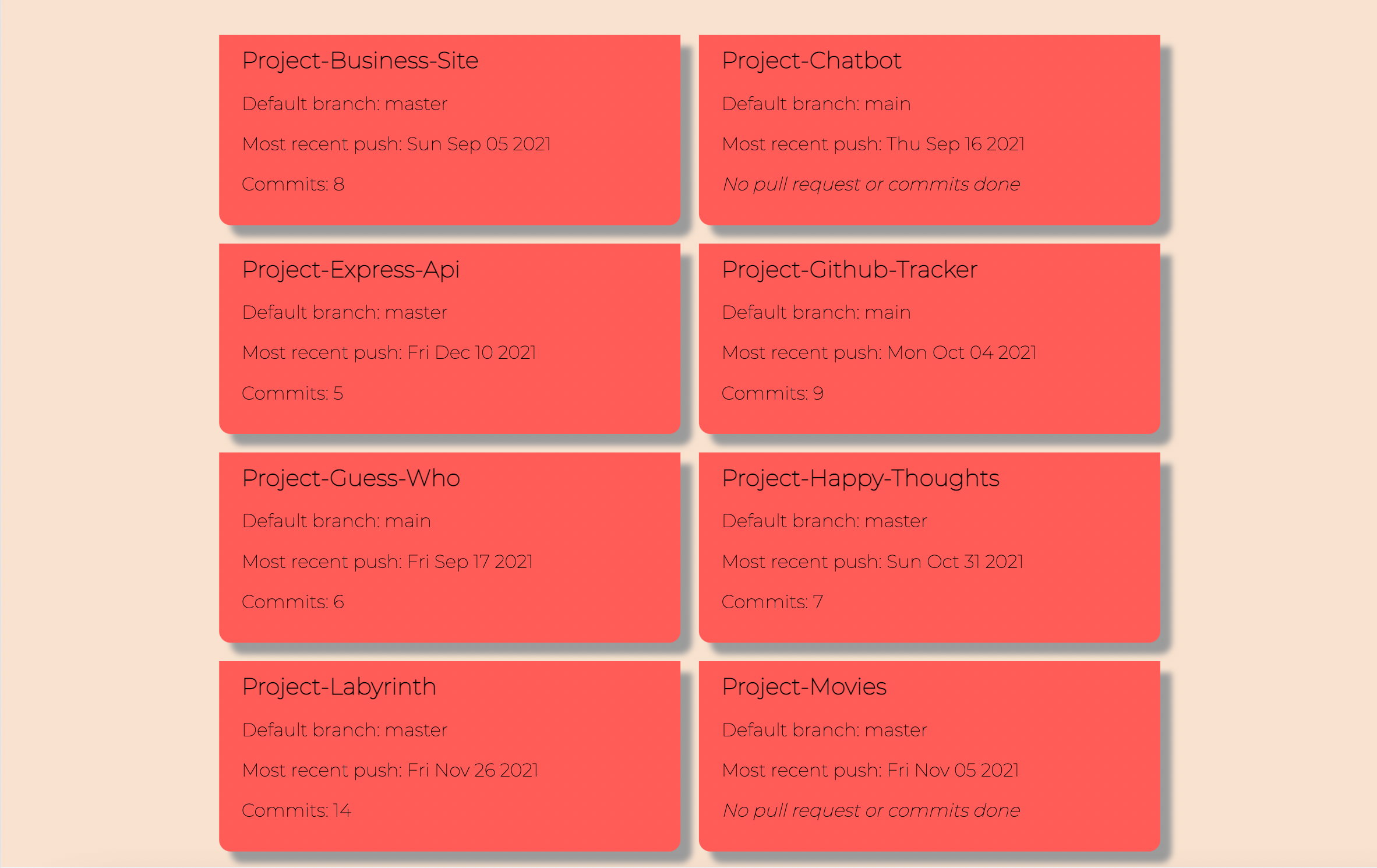 preview of project